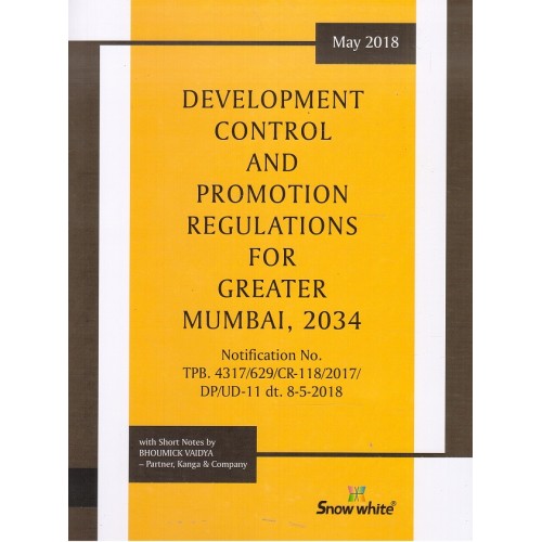 Snow White's Development Control & Promotion Regulations for Greater Mumbai, 2034